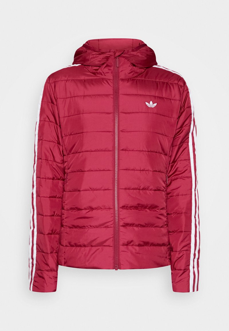 adidas Originals SLIM PADDED JACKET - Overgangsjakke - burgundy/rød - Zalando.dk