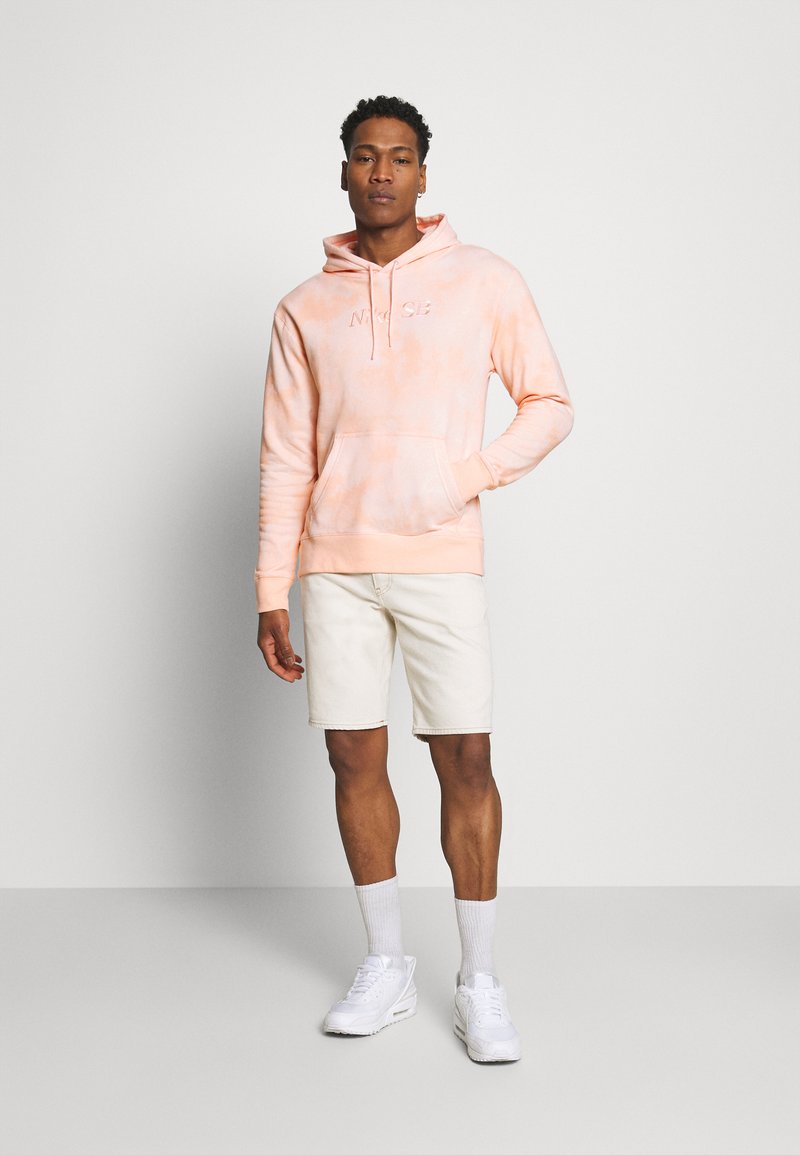 Nike SB HOODIE UNISEX - Sweatshirt - orange pearl/coconut milk/orange chiné  - ZALANDO.FR