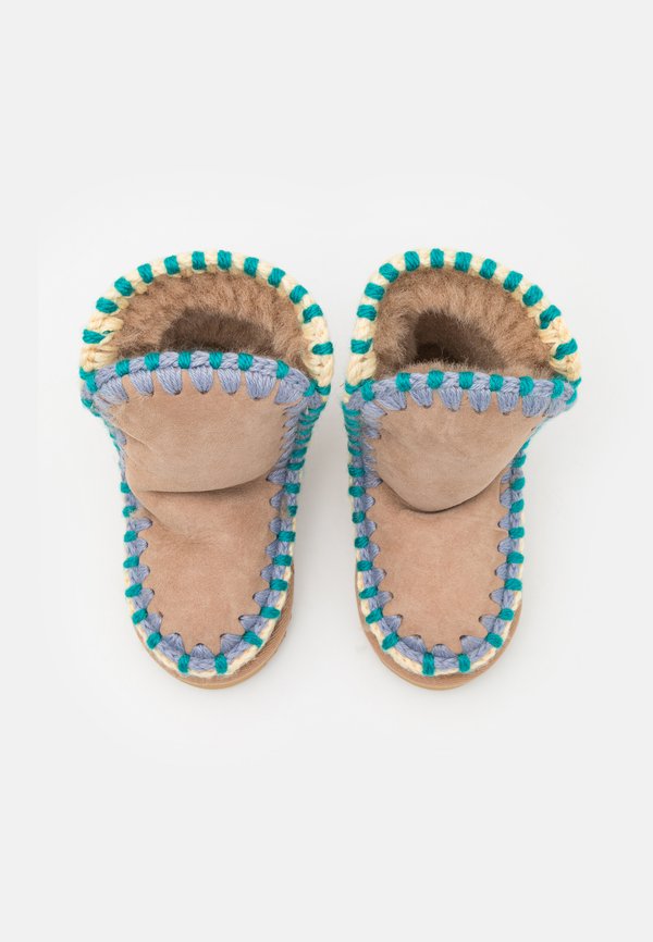 ESKIMO OVERSTICHING UNISEX – Snowboot/Winterstiefel – camel