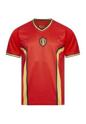 Jelex, BELGIEN TRIKOT RETRO HISTORY - Print T-shirt - red