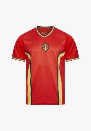 Jelex, BELGIEN TRIKOT RETRO HISTORY - T-Shirt print - red