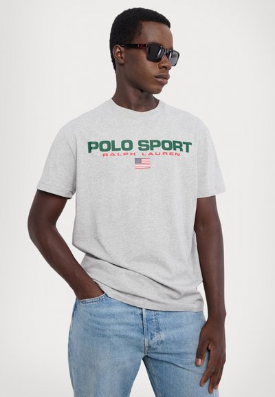 Polo Ralph Lauren SHORT SLEEVE - Marškinėliai su spaudiniu - andover heather