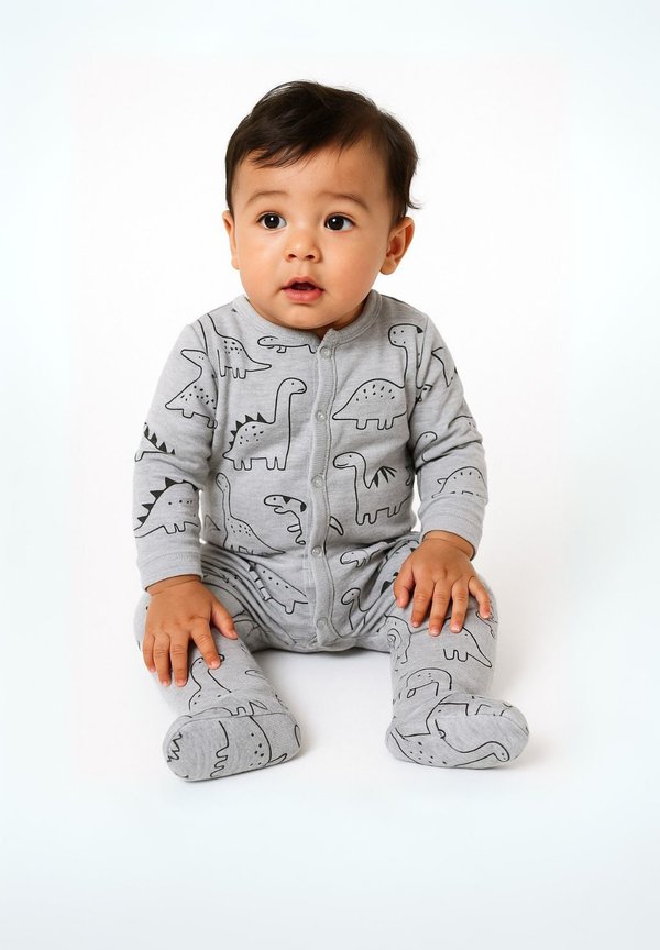 4 PACK LONG SLEEVE - Strampler