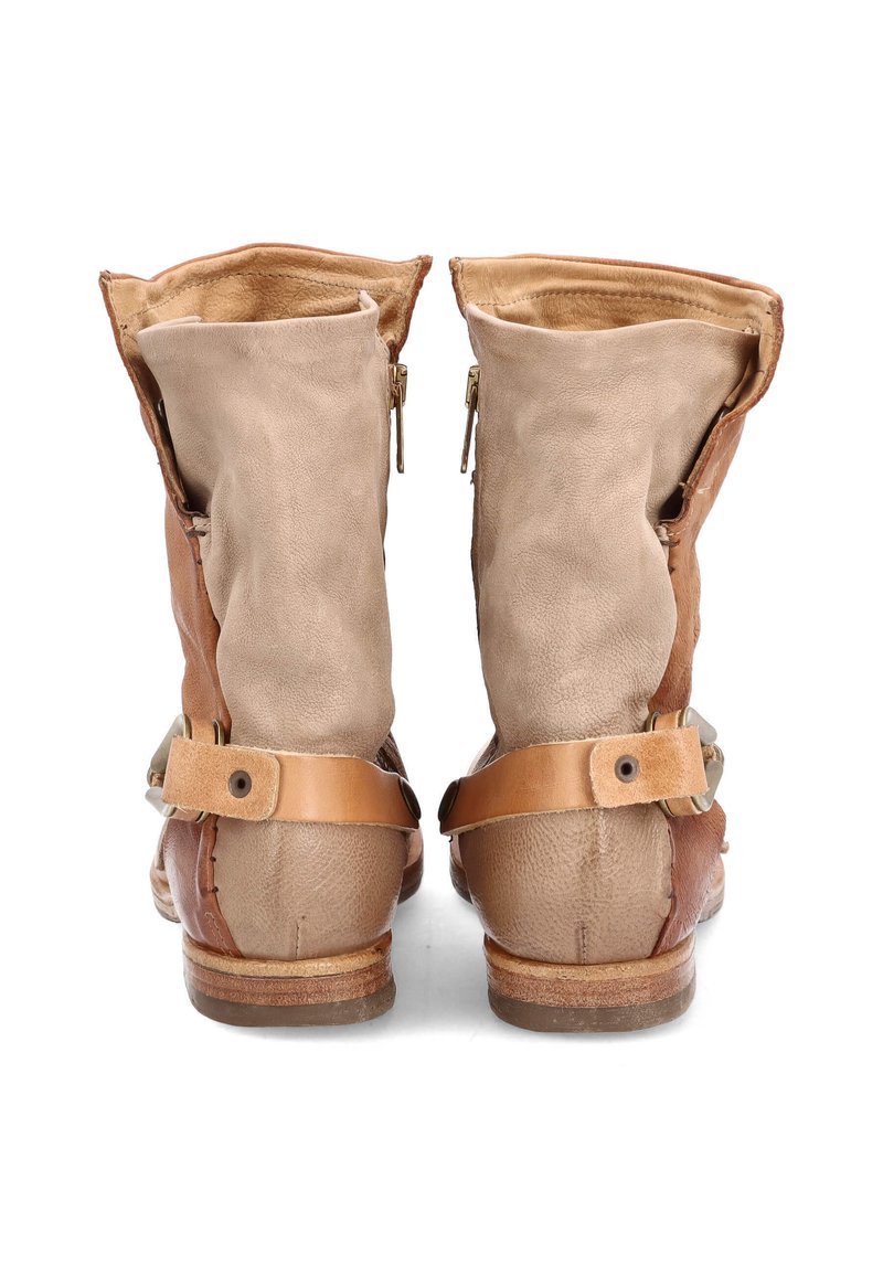 Damen Ankle Boots | A.S.98 Cowboy-/Bikerstiefelette camel - DG26488 Damen Ankle Boots | A.S.98 Cowboy-/Bikerstiefelette camel - DG26488