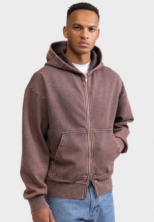 Redefined Rebel, RRSCOTT SWEAT OVERSIZED FIT - Zip-up sweatshirt - rose brown
