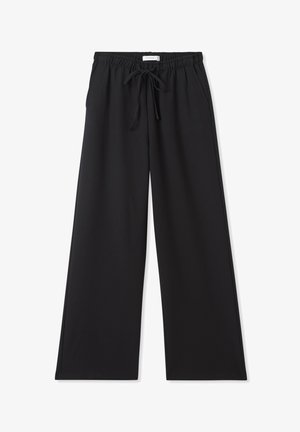 Terranova WIDE CON COULISSE - Pantaloni - nero