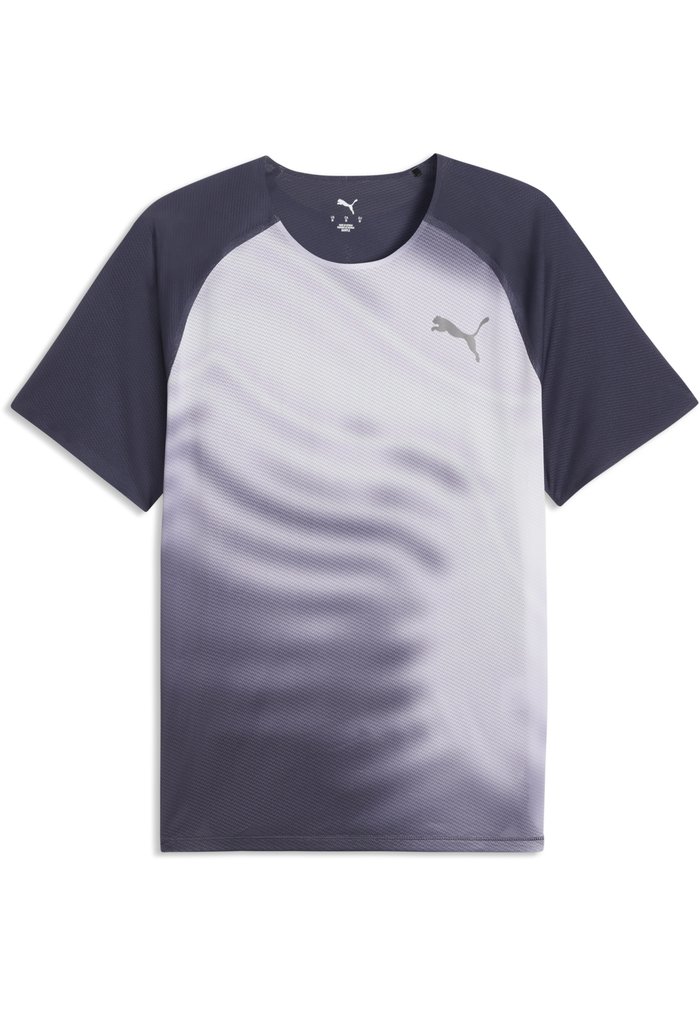 PUMA M LIGHTSPEED GRAPHIC SS - Print T-shirt - inky depths