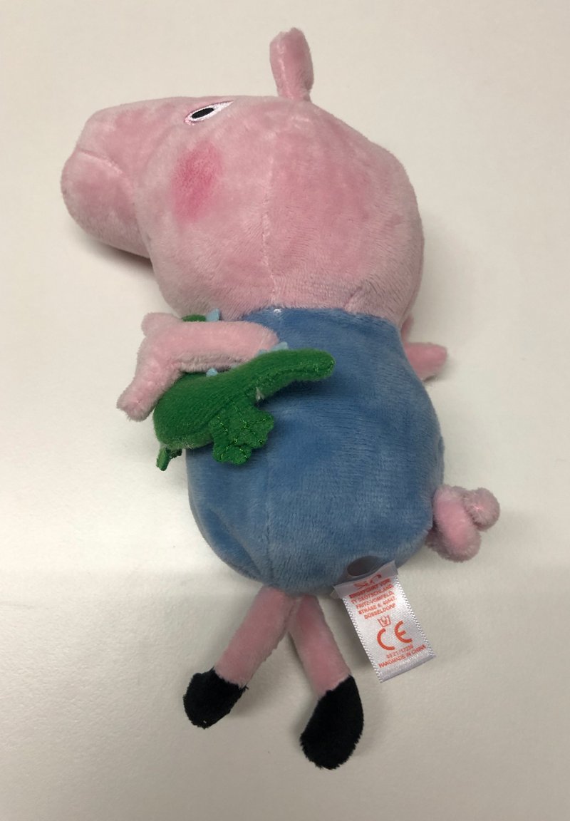 Peppa Pig Sprechender George – Plüschtier Mit 7 Sound-Sätzen, 20 Cm Groß, Kuscheliger Spiel- Und Kuschelfreund