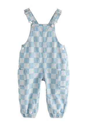 Next REGULAR FIT - CHECKED   - Salopette - mid blue
