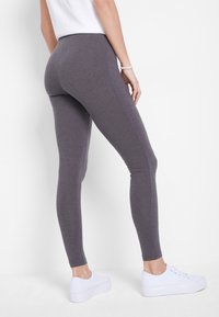 bonprix STRETCH 2ER PACK  BEQUEME UND ELASTISCHEM BUND - Leggings - grau