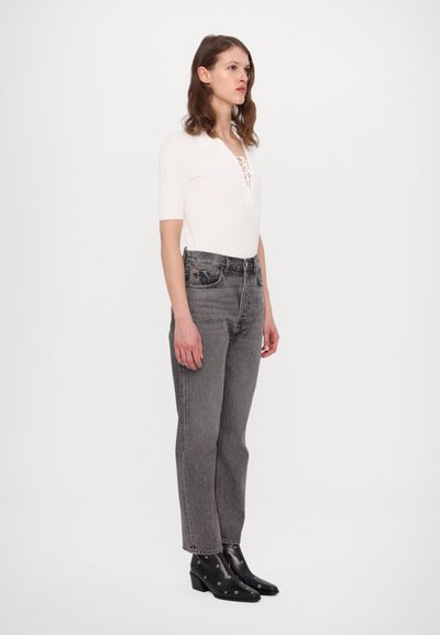 Agolde 90S PINCH WAIST CROP - Vaqueros rectos - grey