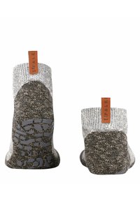 FALKE LODGE HOMEPAD - Sokken - light greymel
