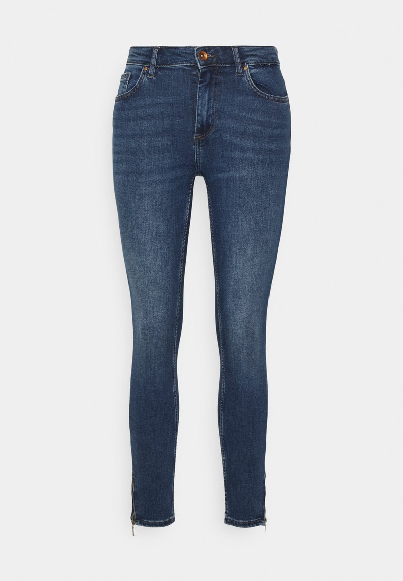 Only Jeans Skinny Fit donkerblauw denim