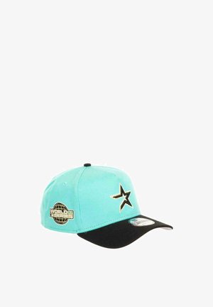New Era HOUSTON ASTROS MLB WORLD SERIES SIDEPATCH COOPERSTOWN 9FORTY A-FRAME SNAPBACK - Cap - turquoise