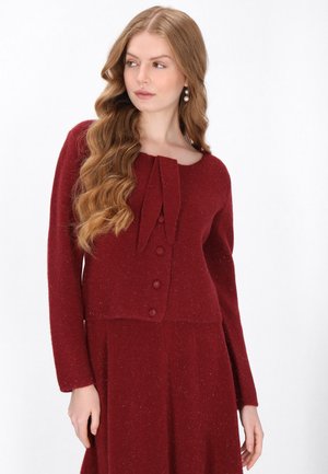 Vest - burgundy