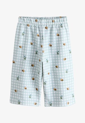 Next, Pantalon classique - green gingham bee