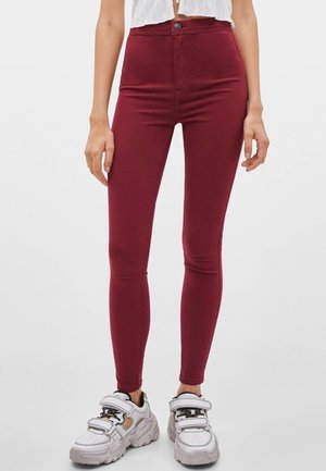 Jeans Skinny - bordeaux