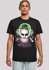 F4NT4STIC SUICIDE SQUAD JOKER COLOURED SMILE Print T