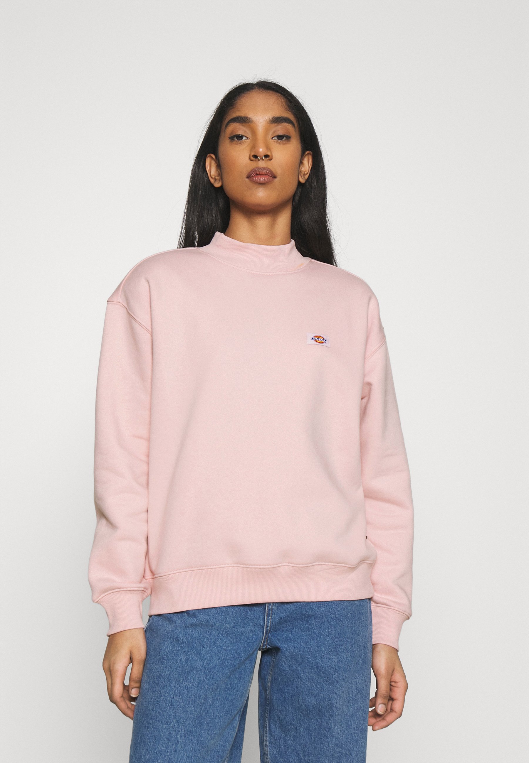 High collar sweatshirt womens Clearance