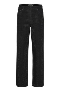 ZORA - Leveälahkeiset - dark black wash
