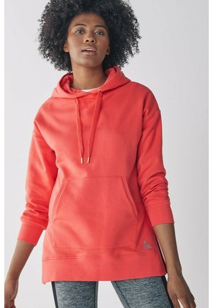 LONGLINE - Felpa con cappuccio - coral