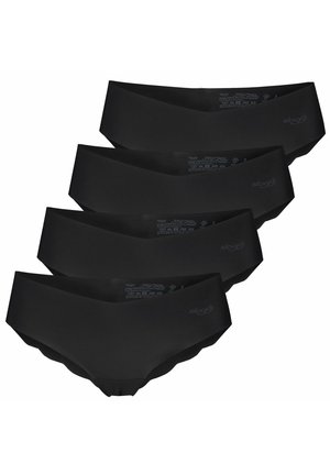 4 PACK HIPSTER LEICHT UNSICHTBAR SAU  - Briefs - schwarz