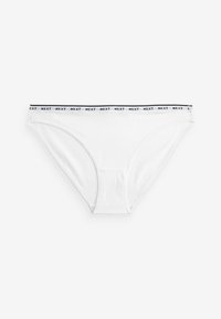 Next MONO PRINT RICH LOGO KNICKERS FOUR PACK - String - white blue geo print