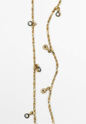 Massimo Dutti, ANTIQUE CRYSTAL PIECE NECKLACE - Halskæder - yellow