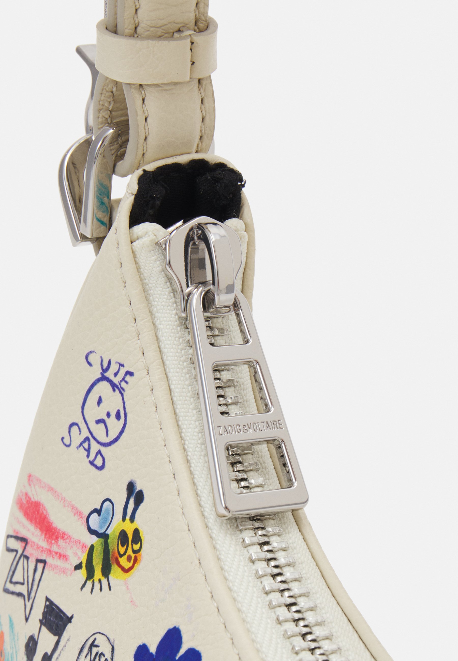 ZADIG & VOLTAIRE Humberto Cruzイラスト入りバッグ Zadig & Voltaire Moonrock x Humberto Cruz Shoulder Bag