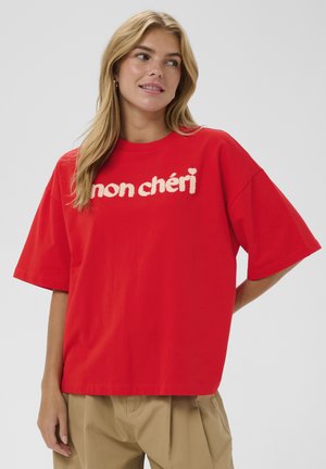 PANNA - Tricou cu imprimeu - fiery red