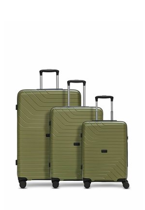 ESSENTIALS 3-SET TEILIG - Valise à roulettes - dark-olive
