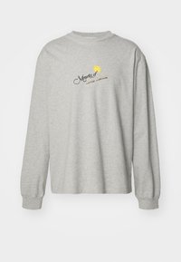 CUM TO ISLAND UNISEX - Pikkade varrukatega topp - melange grey
