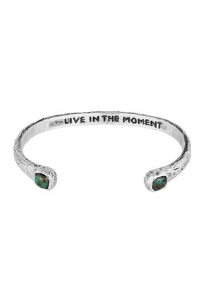 LIVE IN THE MOMENT - Bracelet - silberfarben