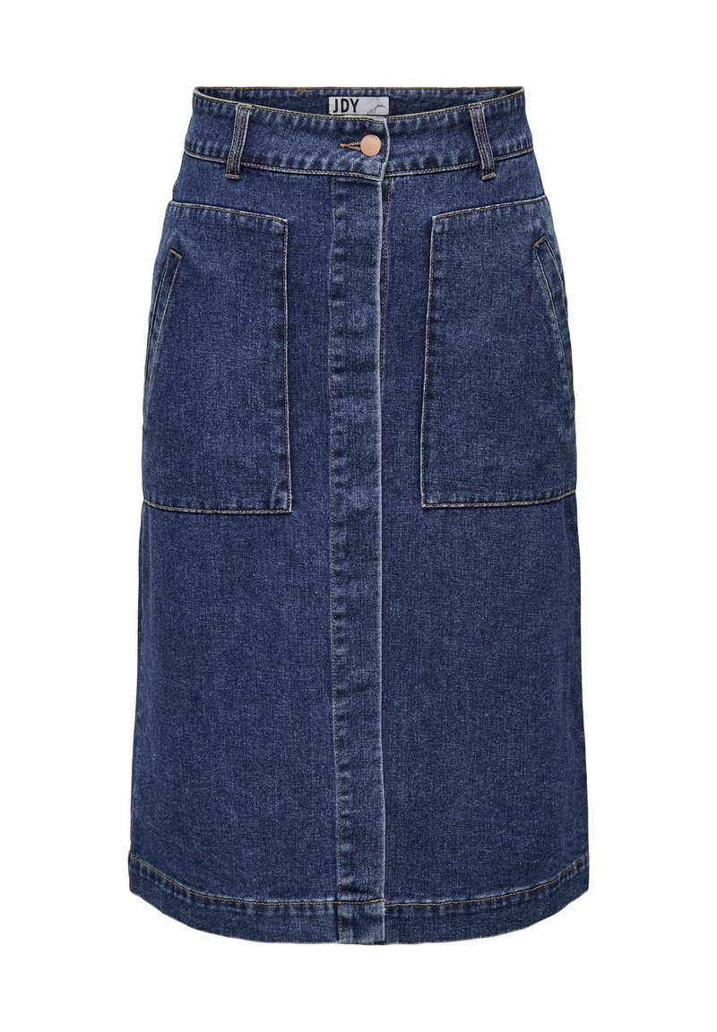JDY Kokerrok donkerblauw denim JDY Kokerrok donkerblauw denim