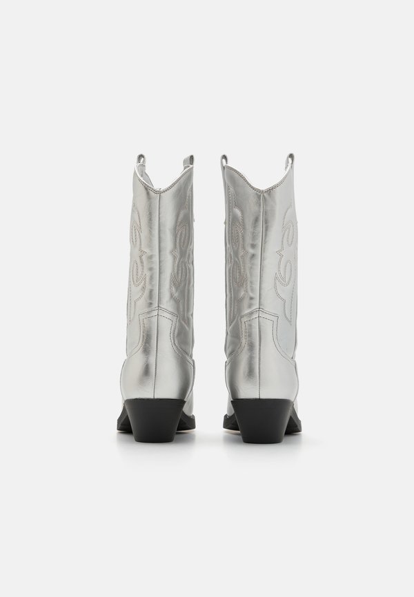 ONLBRONCO MID - Cowboy/Biker boots - silver4