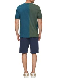 QS T-shirt print - petrol