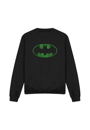 Cotton Soul, BATMAN ST. PATRICK'S DAY SHAMROCK LOGO - Sweatshirt - black