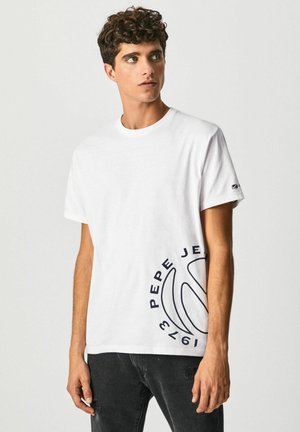ALMANZO - T-shirt z nadrukiem - blanco
