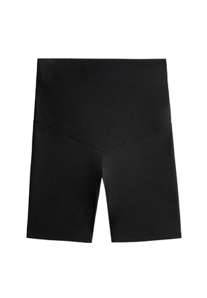 OYSHO, MATERNITY COMFORTLUX 20cm BIKER - Leggings - black
