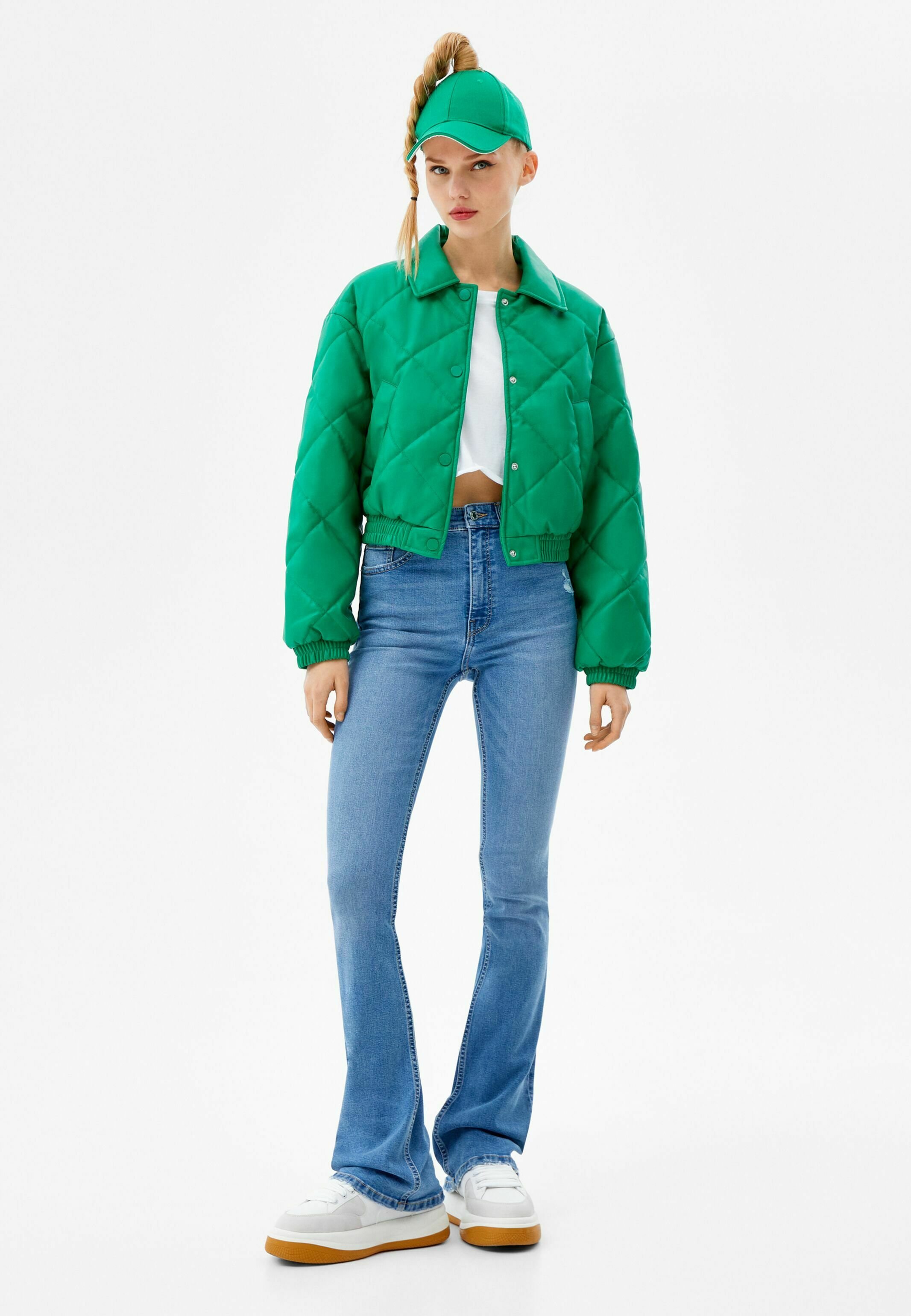 Bershka Jeans bootcut - light blue denim/carta da zucchero - Zalando.it