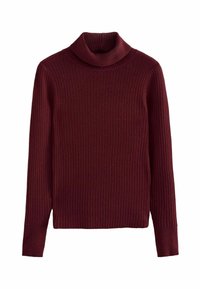 HIGH ROLL NECK  - Jersey de punto - red burgundy