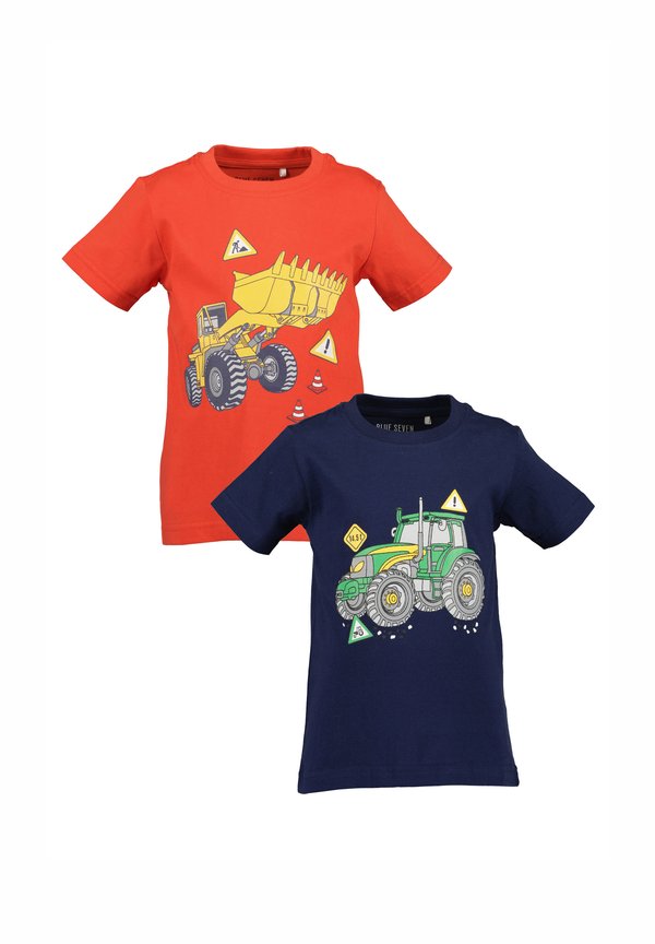 ESSENTIALS - T-Shirt print - orange ultramarin