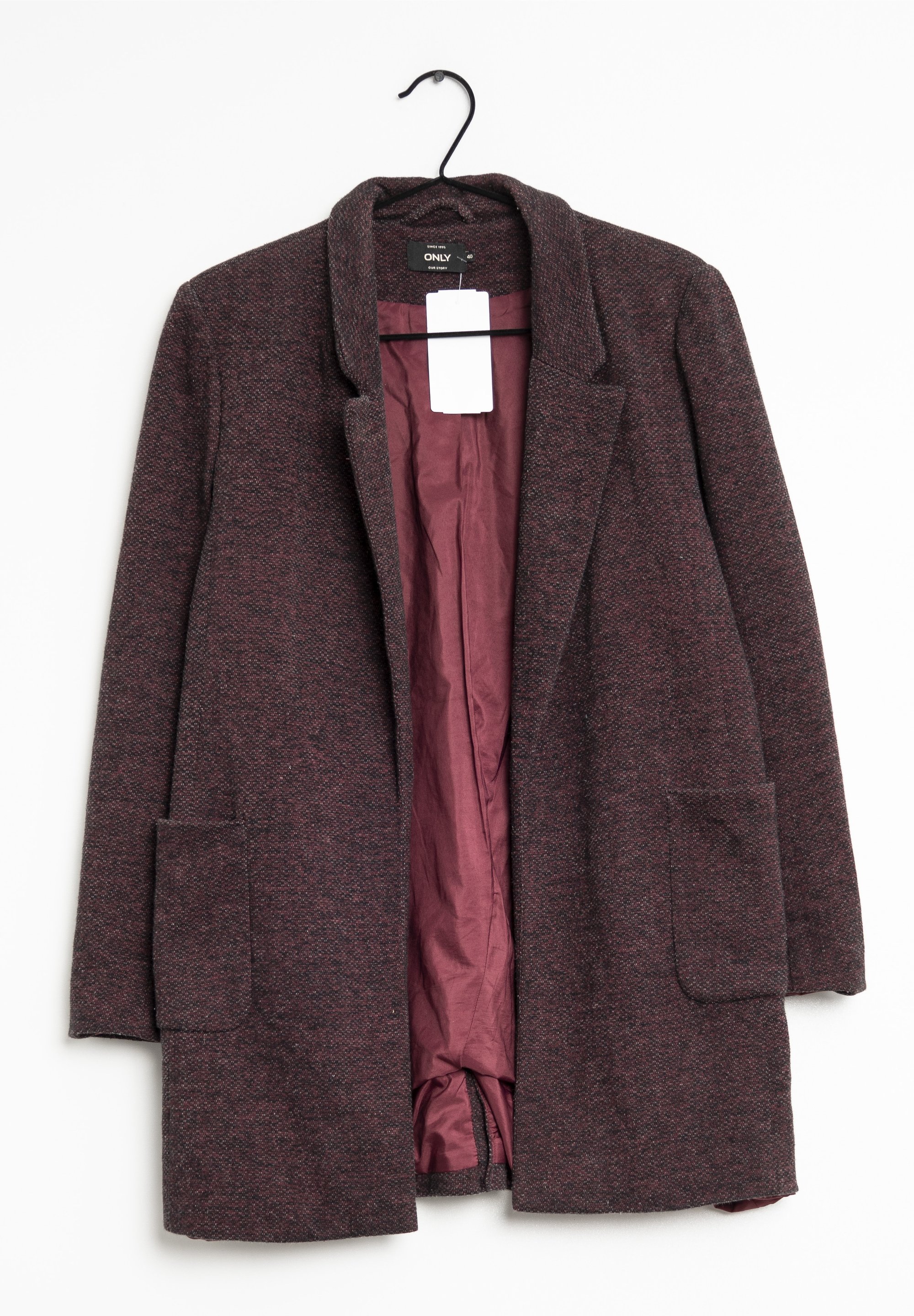 Kurzmantel Wollmantel Only Rot Rote Only Mäntel Für Damen Online