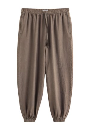 Next, REGULAR FIT - BALLOON LEG TROUSERS . - Pantalon classique - washed brown