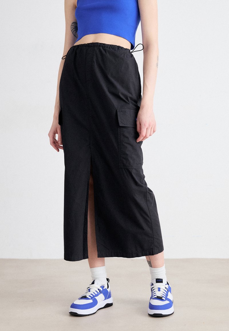 HUGO RAFISA - Falda larga - black/negro - Zalando.es