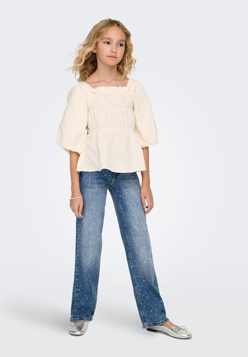 ONLY GIRLS KOGJUICY - Tiesaus kirpimo džinsai - medium blue denim