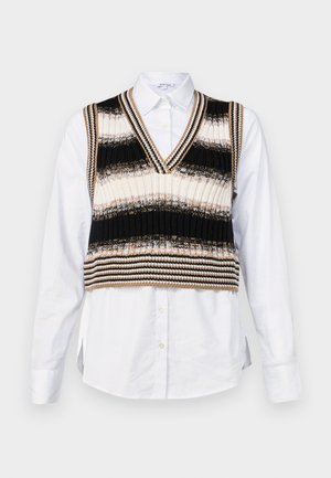 Veronica Beard SPEAR VEST - Camicetta - white/multi