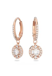 SPARKLING DANCE DROP ROUND CUT RHODI - Oorbellen - white
