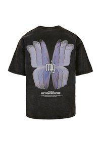 MJ Gonzales HEAVY ACID WASHED TRANSFORMATION - T-shirts med print - black