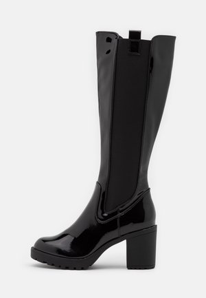 Platform boots - black